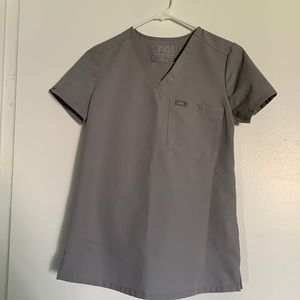 Figs cement one pocket top and yola pants